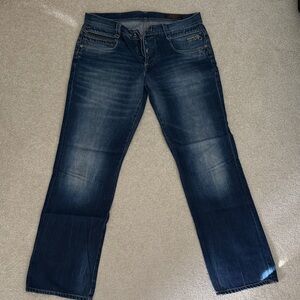 Jack and Jones Men's Dark Indigo Relaxed Jeans